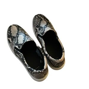SNAKESKIN SNEAKERS, size 8.5